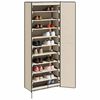 vidaXL Schuhschrank Creme 60x30x166 cm Stoff