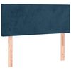 vidaXL Kopfteil Dunkelblau 100x5x78/88 cm Samt