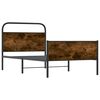 vidaXL Bettgestell ohne Matratze 100x190 cm Sonoma-Eiche Holzwerkstoff