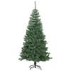 vidaXL Weihnachtsbaum mit 150 LEDs mit St&auml;nder Gr&uuml;n 120 cm PVC