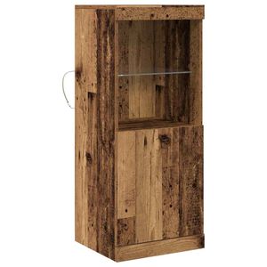 vidaXL LED-Sideboard Altholz 41 x 37 x 100 cm Holzwerkstoff