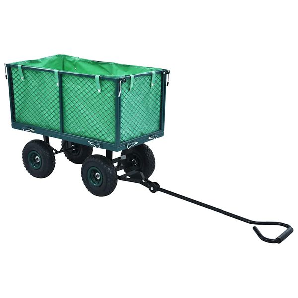 vidaXL Gartenwagen Gr&uuml;n 350 kg