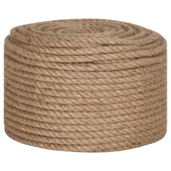 vidaXL Seil 100% Jute 14 mm 250 m