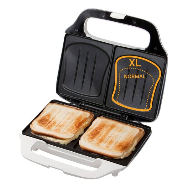 DOMO Sandwichtoaster XL 900 W Wei&szlig; DO9056C