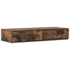 vidaXL Bettschubladen Ger&auml;ucherte Eiche 100 x 36,5 x 16,5 cm