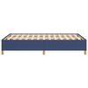 vidaXL Bettgestell ohne Matratze Blau 120x200 cm Stoff