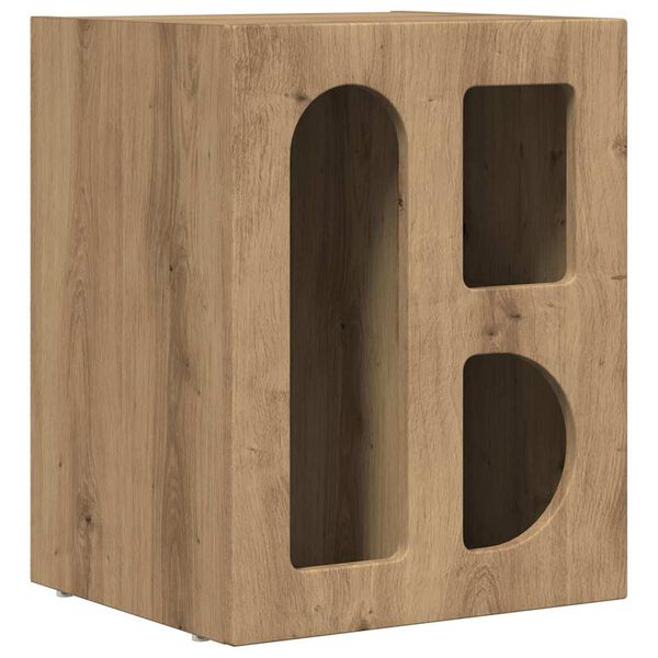 vidaXL Nachttisch Artisan-Eiche 40 x 35 x 50 cm Holzwerkstoff
