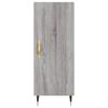 vidaXL Highboard Grau Sonoma 34,5x34x180 cm Holzwerkstoff