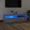 vidaXL TV-Schrank mit LED-Beleuchtung Betongrau 120x35x40 cm