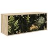 vidaXL Wandmontierter TV-Schrank RHENEN 102 x 33 x 40 cm Sonoma-Eiche