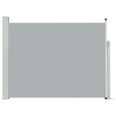 vidaXL Seitenmarkise Ausziehbar 140x500 cm Grau