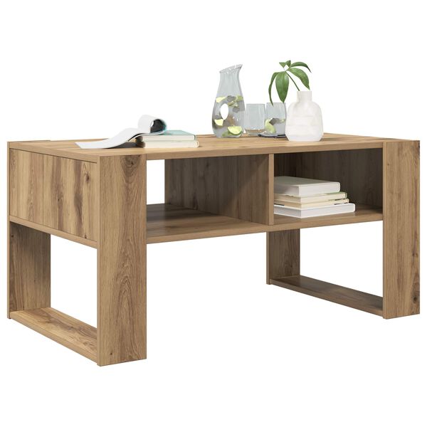 vidaXL Couchtisch Artisan-Eiche 92 x 53 x 45 cm Holzwerkstoff