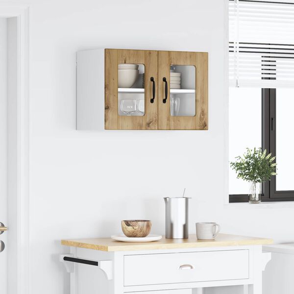 vidaXL K&uuml;chenschrank Artisan-Eiche 60 x 31 x 40 cm Holzwerkstoff