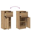 vidaXL Sideboard Artisan-Eiche 30x30x70 cm Holzwerkstoff