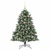vidaXL K&uuml;nstlicher Weihnachtsbaum mit 150 LEDs mit St&auml;nder Gr&uuml;n 120 cm