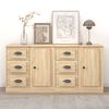 vidaXL Sideboards 2 Stk. Sonoma-Eiche Holzwerkstoff