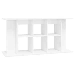 vidaXL Aquariumst&auml;nder Hochglanz-Wei&szlig; 120x40x60 cm Holzwerkstoff