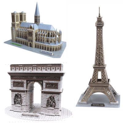 3D Puzzle Set Frankreich