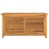vidaXL Gartenbox mit Beutel 114x50x58 cm Massivholz Teak