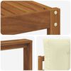 vidaXL Outdoor-Sofagarnitur mit Kissen 5 pcs Natur und Creme