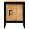 vidaXL Nachttisch 40x30x52,5 cm Raues Massivholz Mango