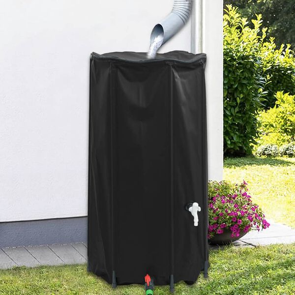 vidaXL Wassertank mit Wasserhahn Faltbar 100 L PVC