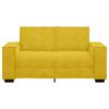 vidaXL 2-Sitzer-Sofa Gelb 160x78x84 cm Samt