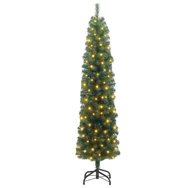 vidaXL K&uuml;nstlicher Weihnachtsbaum mit 300 LEDs mit St&auml;nder Gr&uuml;n 240 cm