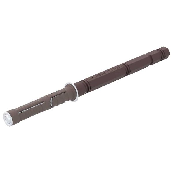 vidaXL Schwebende Regaltr&auml;ger 12 pcs Beige &Oslash;14 x 210 mm Stahl