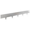 vidaXL Raseneinfassung 50 stk. 100 x 15 cm Stahl Silber
