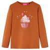 Kinder-Langarmshirt Cognac 92