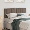 vidaXL Gepolstertes Kopfteil mit Kopfteil Braun und Taupe 120 cm