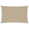 vidaXL Sonnensegel Oxford-Gewebe Rechteckig 2,5x5 m Beige