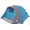 vidaXL Campingzelt 4 Personen Blau Wasserdicht