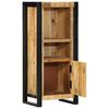 vidaXL Badschrank 40x30x90 cm Raues Massivholz Mango