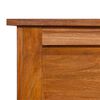 vidaXL TV-Schrank 100x30x40 cm Teak Massivholz