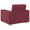 vidaXL Sofa Stuhl Weinrot 100x78x84 cm Stoff