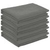 vidaXL Tischdecke 5 stk. Rechteckig Hellgrau 110 x 180 cm