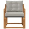 vidaXL Outdoor-Sofagarnitur Massives Akazienholz und Textilene
