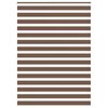 vidaXL Doppelrollo Braun 165x200 cm Stoffbreite 160,9 cm Polyester