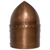 vidaXL Mittelalterlicher Ritterhelm Antik LARP Replik Kupfern Stahl