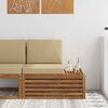vidaXL Outdoor Endsofa Natur 91 x 63 x 73 cm Massivholz Akazie