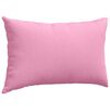 vidaXL Sofakissen 2 pcs Rosa 50 x 30 cm Stoff