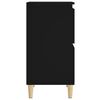 vidaXL Sideboards 3 Stk. Schwarz 60x35x70 cm Holzwerkstoff