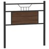 vidaXL Ersatz-Kopfteil Braun Eichen-Optik 75 cm Holzwerkstoff und Stahl