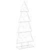 vidaXL Metall Weihnachtsbaum KUOPIO 125 cm Stahl Wei&szlig;