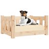 vidaXL Hundebett 55,5x45,5x28 cm Massivholz Kiefer