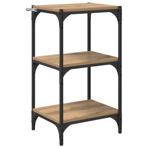 vidaXL B&uuml;cherregal 3 Ebenen 40 x 33 x 70,5 cm Holzwerkstoff