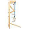 vidaXL Turnwand-Spielset mit Sprossen Ringen Holz