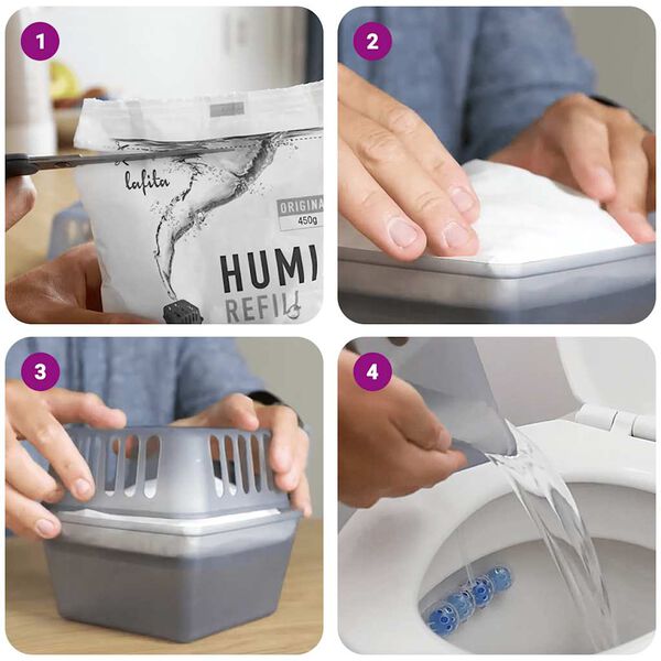 vidaXL Nachfüllung für Luftentfeuchter 24 Stk. 450 g